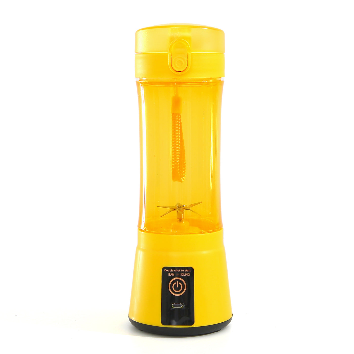 Portable Blender Portable Fruit Electric Juicing Cup Kitchen Gadgets - Yellow USB - Compact Blenders - Carvan Mart