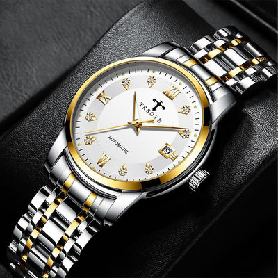 Business Luminous Waterproof Automatic Mechanical Watch - Carvan Mart