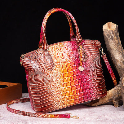 Modern Portable Crossbody Retro Women's Handbag - PG 65 Colorful 4 Rose Brown - Shoulder Bags - Carvan Mart