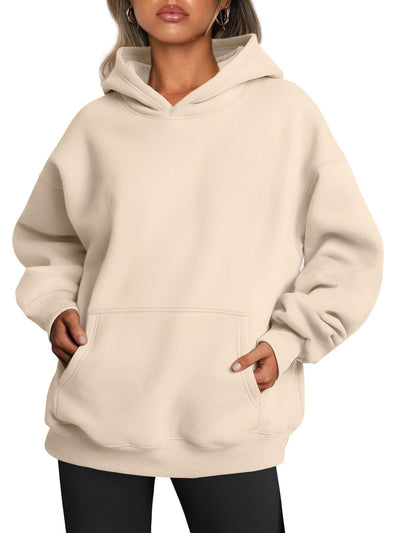 Women's Oversize Hoodies Fleece Loose Sweatshirts With Pocket Pullover Hoodies Sweater - Carvan Mart