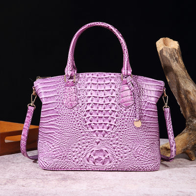 Modern Portable Crossbody Retro Women's Handbag - PG 6518 Light Purple - Shoulder Bags - Carvan Mart