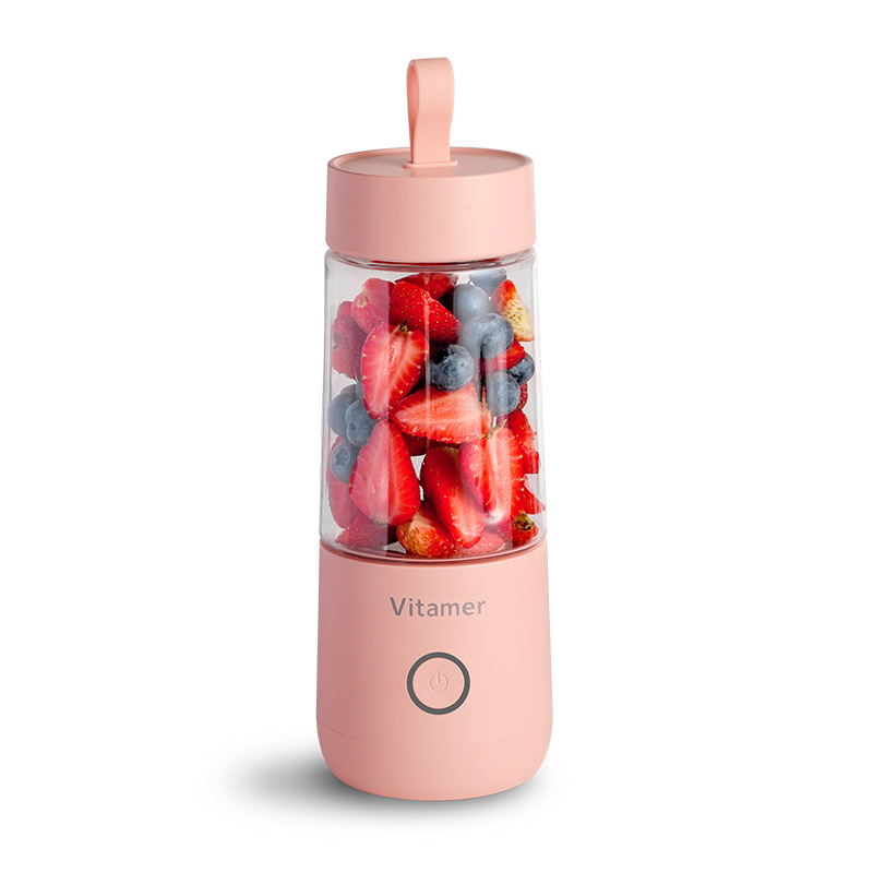 350ml Portable Blender Juicer Electric USB Rechargeable Mixer Smoothie Slushy Cup Fresh Juice Blender Bottle USB Charging Kitchen Gadgets - Carvan Mart