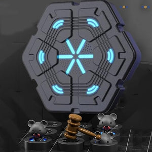 Smart Boxing Machine Musical Boxing Target - Hexagonal Blue - Gift - Carvan Mart