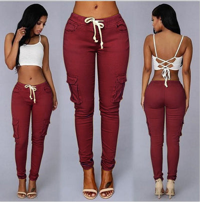 Women's Multi-bag Casual Pants - Carvan Mart