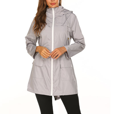 Women's Sports Wear Hooded Jacket - - Women's Coats & Jackets - Carvan Mart