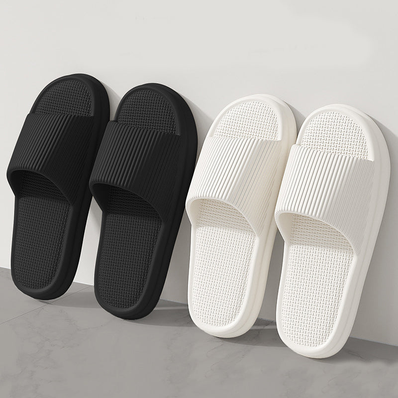 Home Slippers For Women Men Soft Anti-slip Bathroom Slippers Shoes - Carvan Mart