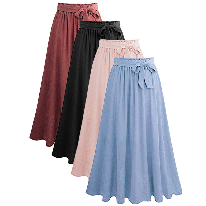 Plus Size Women's Ruffle Skirt - Carvan Mart