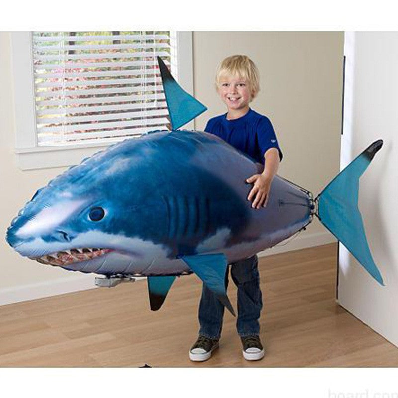 Flying Shark Remote Control Shark Toy Air Swimming Fish Infrared Flying RC - - Gift - Carvan Mart