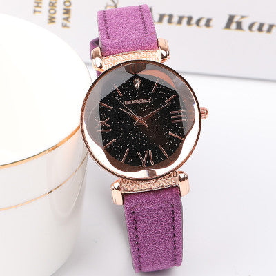 Luxury Ladies Watch Starry Sky Watches For Women Fashion - Purple - Women's Watches - Carvan Mart