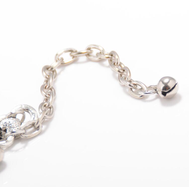 Boho Anklets Bohemian Silver Color Anklet Chain Bell Beads Anklet - Carvan Mart