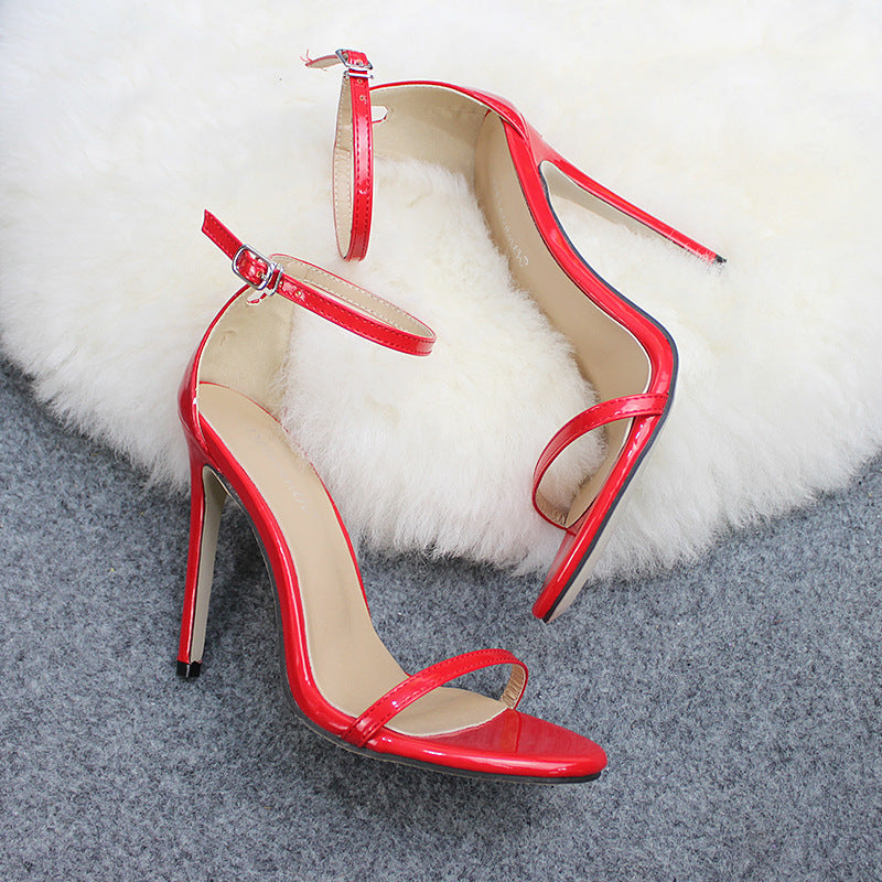 High Heels Sandals Women Shoes - Red - High Heels - Carvan Mart