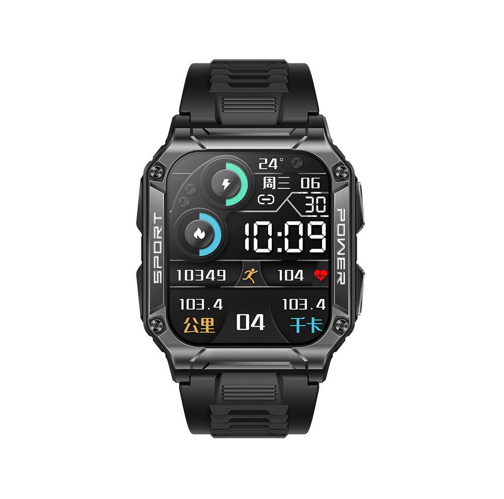 Smartwatch 1.95 Screen Bluetooth Talk Compass - Carvan Mart