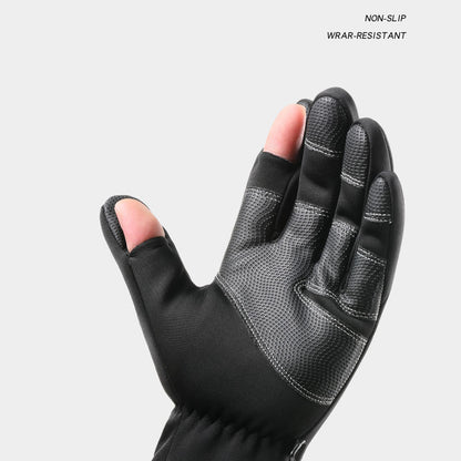 Opened-Finger Gloves Touchscreen Waterproof Windproof Warm Winter Gloves - Carvan Mart Ltd
