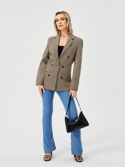 Women's Casual Blazer Jacket  Long Sleeve Work 0ffice Blazer Lapel  Jacket - Carvan Mart