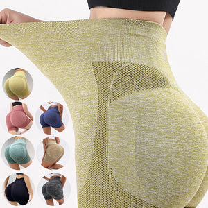 Fitness Yoga Shorts Pants Butt Lifting Seamless Leggings Women Gym - Carvan Mart