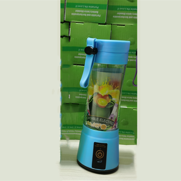 Portable Blender With USB Rechargeable Mini Kitchen Fruit Juice Mixer Home Simple Portable Electric Mini Juicer - Blue - Compact Blenders - Carvan Mart