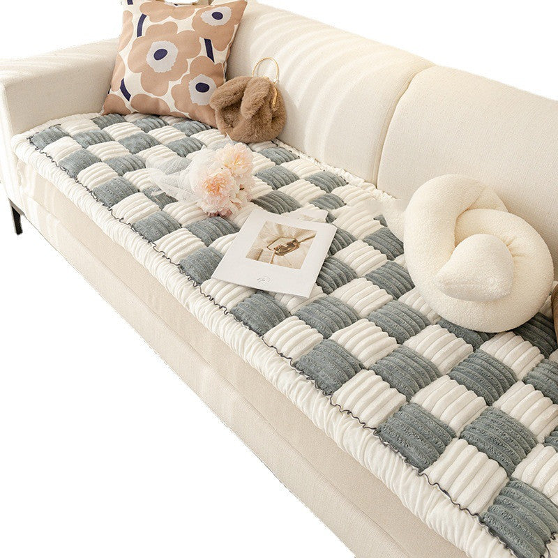 Household Modern Fleece-lined Thickened Non-slip Sofa Cushion