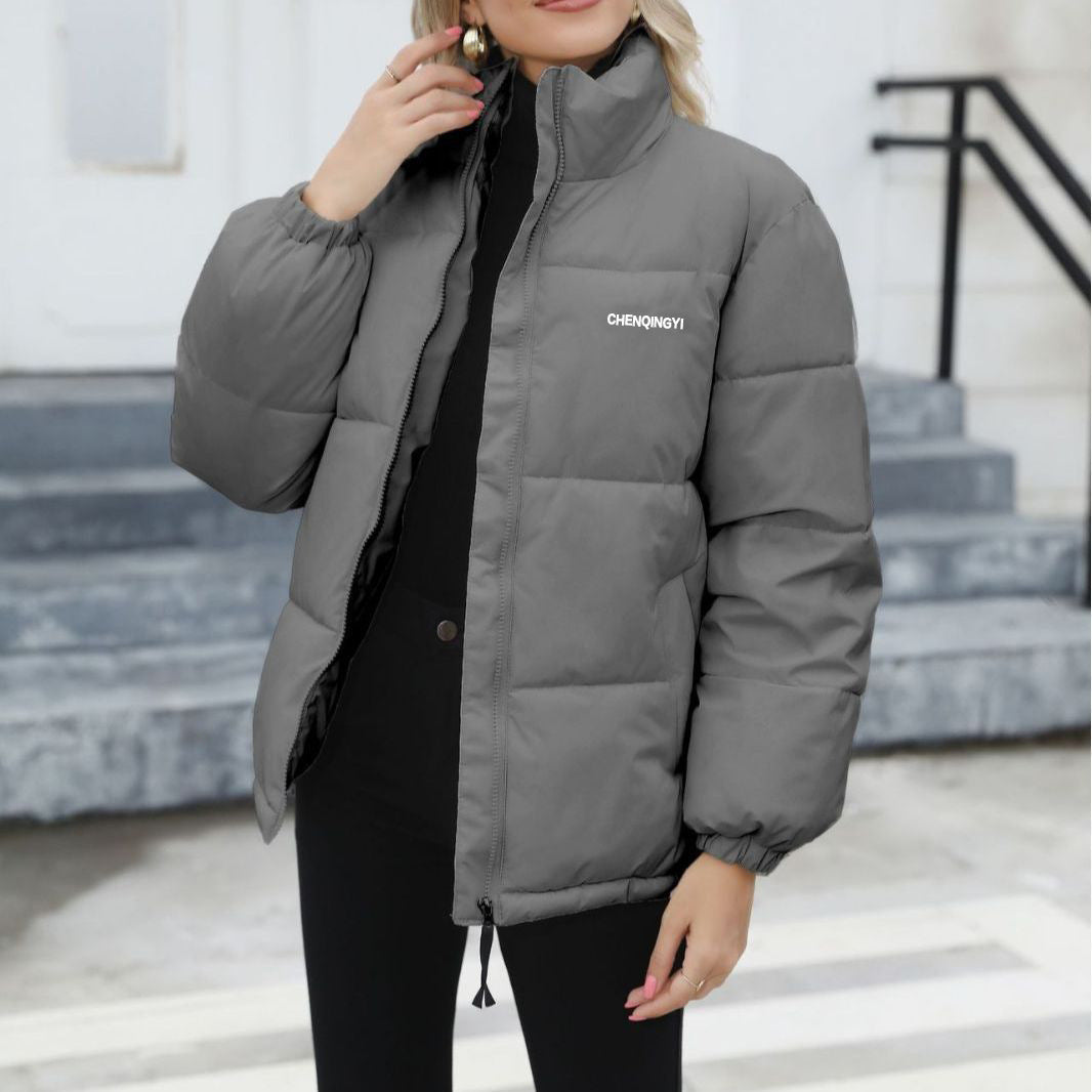 Plus Size Women's Thermal Cotton-padded Coat - Carvan Mart