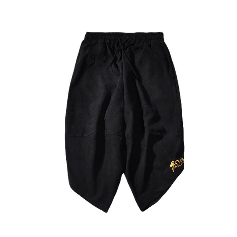 Ice Silk Harem Pants - Comfortable Casual Trousers for Men - Carvan Mart