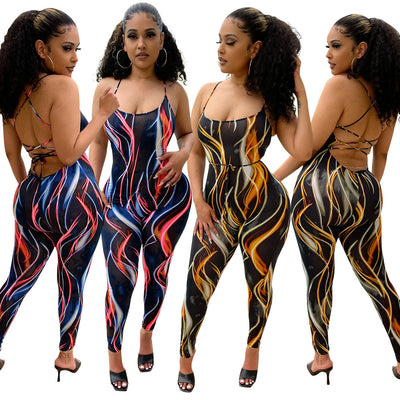 Women's Mesh See-through Suspender Jumpsuit - - Jumpsuits & Rompers - Carvan Mart