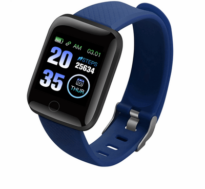 Blood Pressure Monitoring Sports Bracelet - Blue - Women's Watches - Carvan Mart