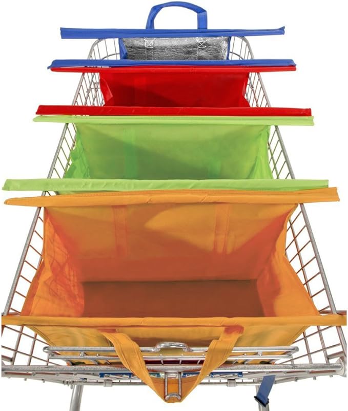 Grocery Car Organizer Bag Cart Trolley Supermarket Shopping Bag - - Shoulder Bags - Carvan Mart