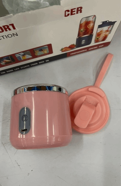 6blade Portable Blender Mini Juicer Cup Extractor Smoothie USB Charging Fruit Squeezer Blender Food Mixer Ice Crusher Portable Juicer Machine - Carvan Mart