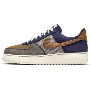 Nike Air Force 1 07 Premium Men's Shoes - Midnight Navy Ale Brown - - Nike