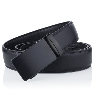 Black Sliding Buckle Men's Belt - - Men's Belts - Carvan Mart