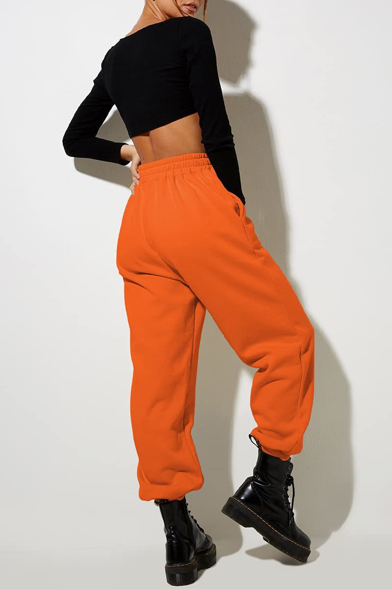 Women's Jogger Sweatpants - High-Waisted Drawstring Lounge Pants with Pockets - - Pants & Capris - Carvan Mart