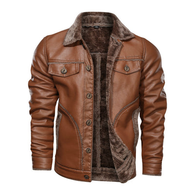 leather jacket - Carvan Mart