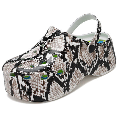 Carvan MEGA CRUSH Clogs Women's Multi Color Sandals - Serpentine - Women's Sandals - Carvan Mart