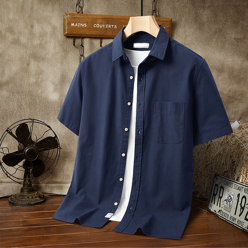 Men's Hawaiian Printed Short-sleeved Shirt - - Men's Shirts - Carvan Mart