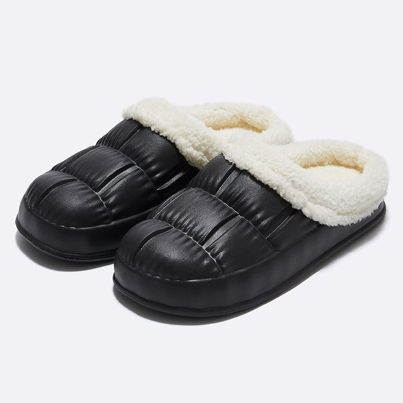 Fried Dough Twists Upper Down Cloth Wrapped Slippers - BlackA 40to41 - Women's Slippers - Carvan Mart