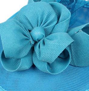 Handmade Fascinator Hat Head Jets Brides Wedding Feathers Hat - Sea blue - Women's Hats & Caps - Carvan Mart