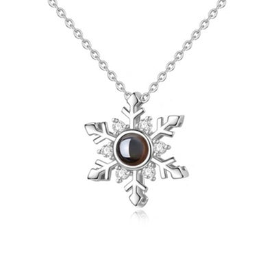 Snow Projection Necklace For Women - Carvan Mart