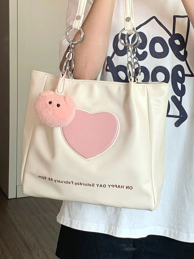 Women's Handbag Cute Simple Large Capacity Shoulder Bag - Carvan Mart