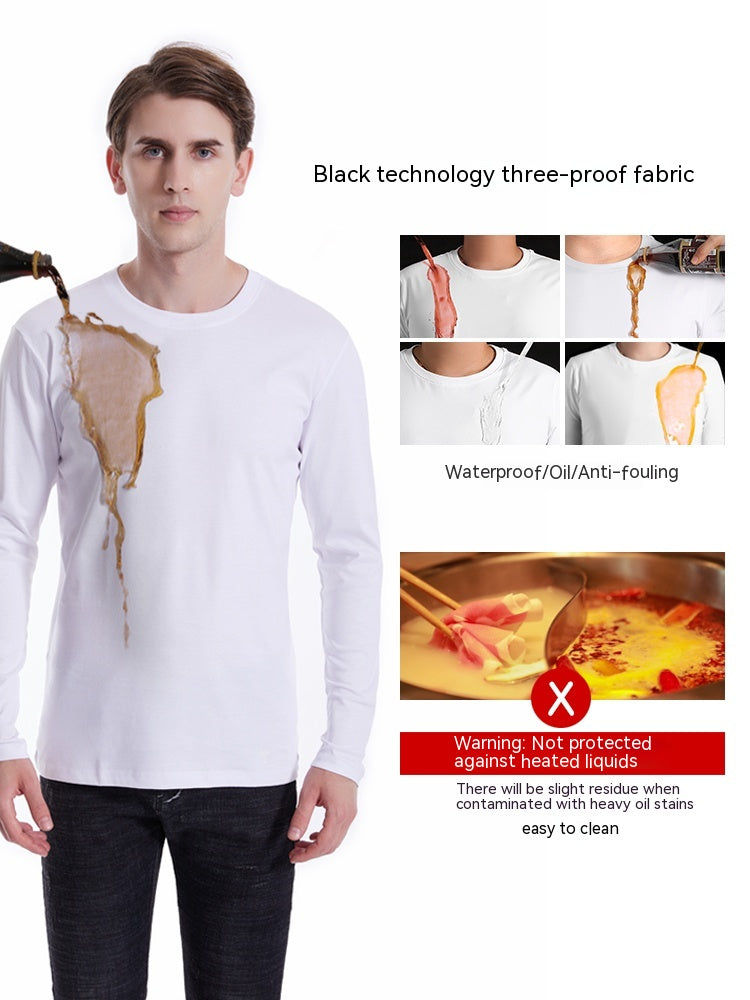 Men's T-shirt Waterproof Long Staple Cotton - Carvan Mart