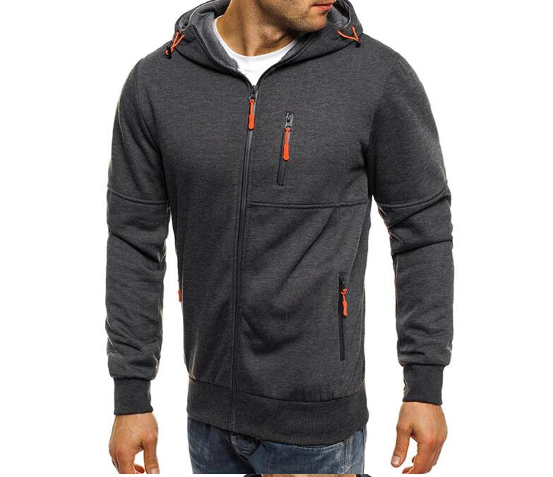 Warm Men's Hooded Jacket Comfortable Cotton Hoodies - Carvan Mart