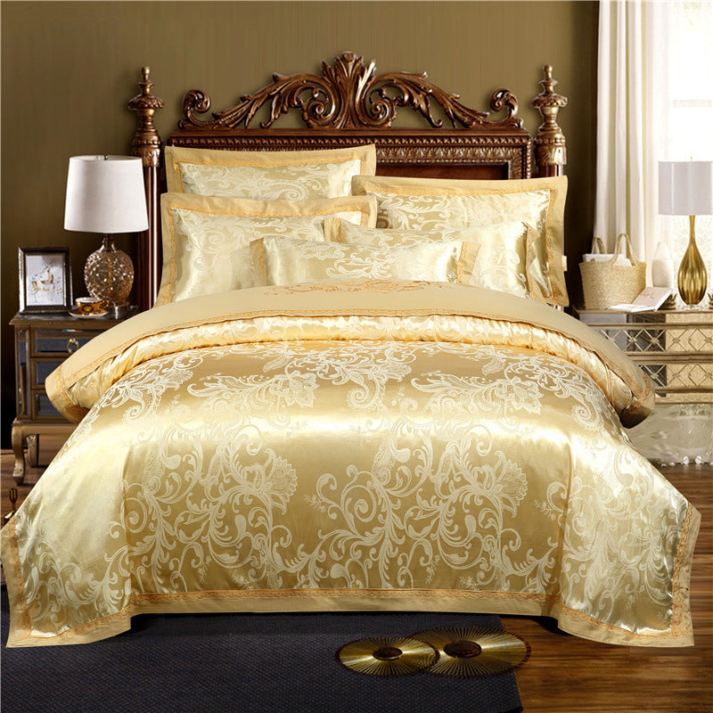 European Style Jacquard Cotton Embroidery Quilt Cover - Windsor Nobility - Bedding Sets - Carvan Mart