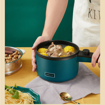 Mini Kitchen Electric Pot Multifunctional Home Electric Cooking Pot Intelligent Noodle Cooking Pot - - Smart Ovens - Carvan Mart