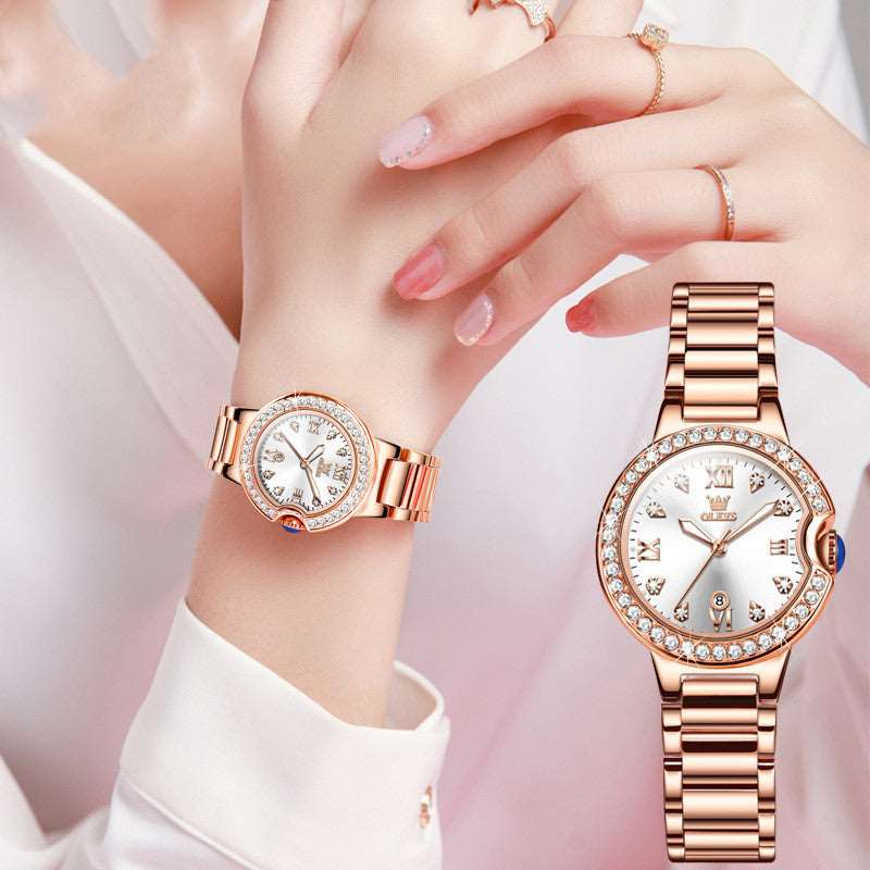 Explosions Waterproof Ladies Watch Women - White - Women's Watches - Carvan Mart