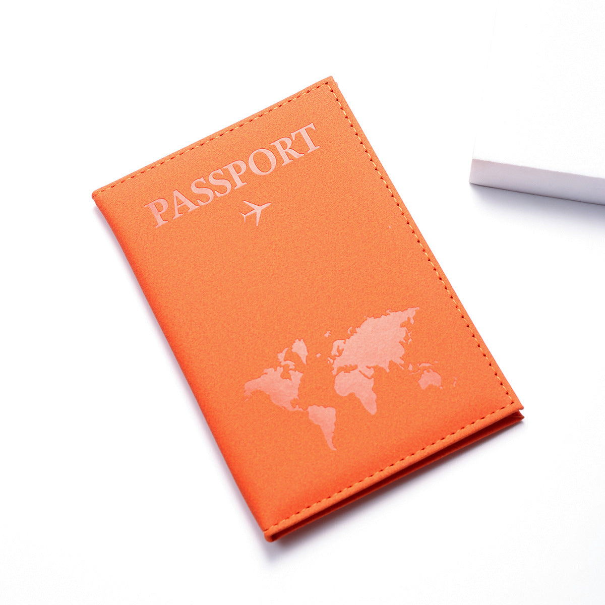 Travel Document Package Passport Cover - Orange - Women's Wallet - Carvan Mart