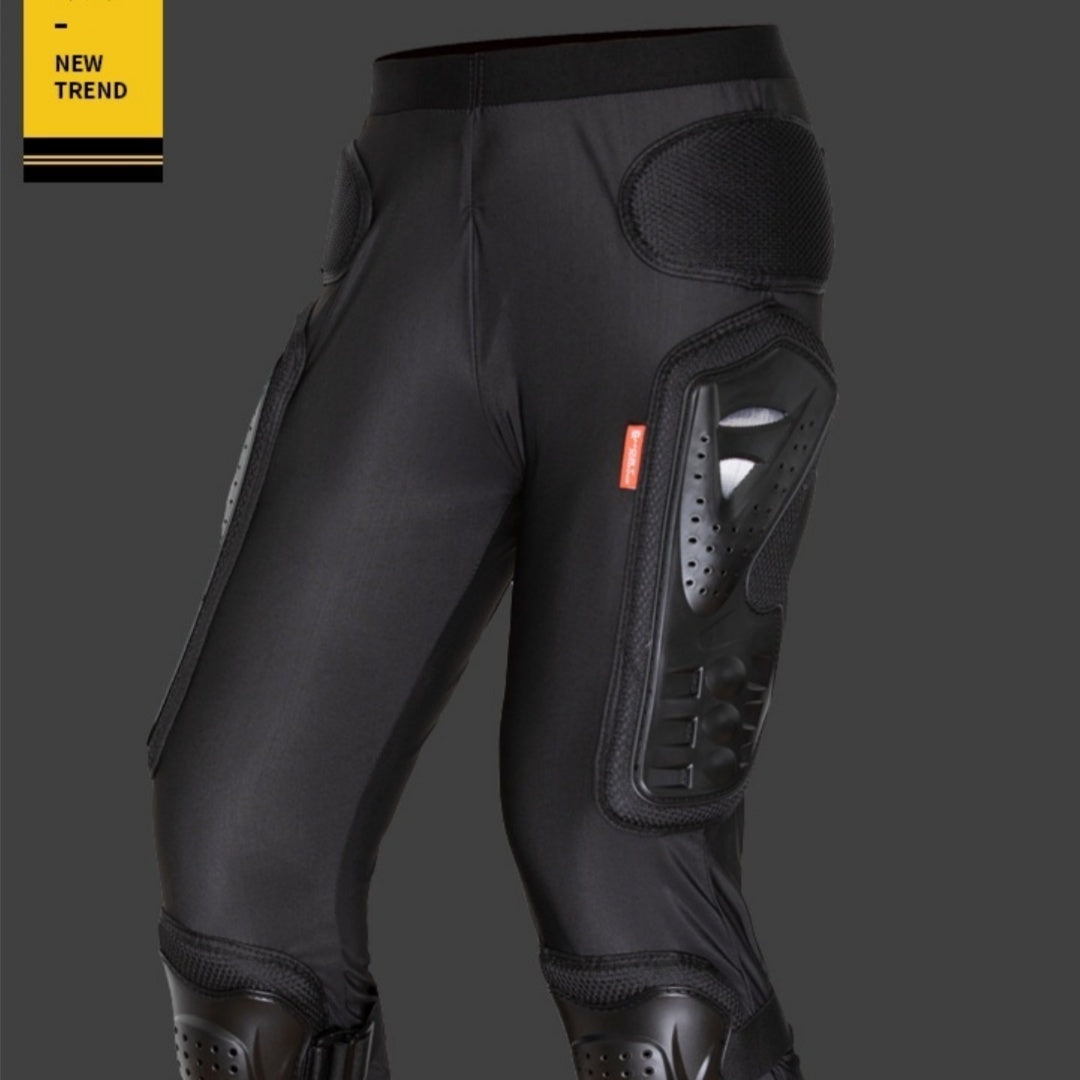 Motorcycle Riding Armor Pants - Breathable Lycra Anti-Fall Pants for Cycling, Hiking, and Extreme Sports - - Men's Pants - Carvan Mart