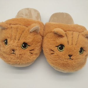 Cute Cartoon Coffee Cat Half Slippers - - Women's Slippers - Carvan Mart