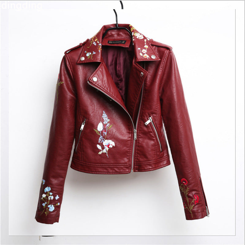 Loose leather jacket - Carvan Mart Ltd