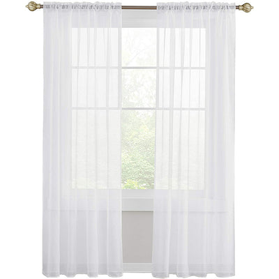 Modern Simple Thickened Solid Thin Window Gauze - Carvan Mart