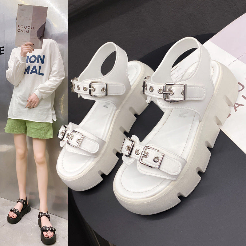 Women's Fashion Leisure Platform Platform Sandals - - Women's Sandals - Carvan Mart
