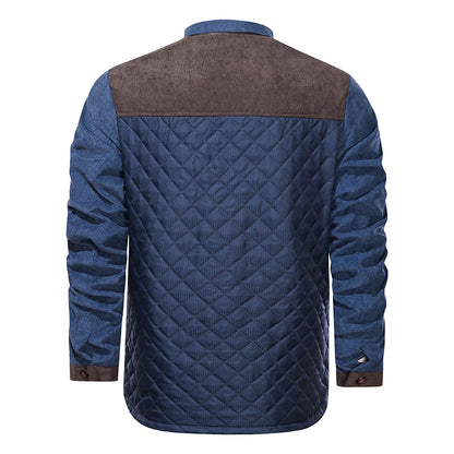 Men Jacket Uniform Slim Casual Parka Coat - Carvan Mart Ltd