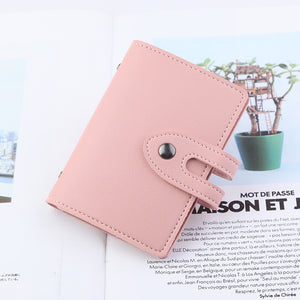 Lady Simple Cute Mini Card Holder - Card Holder Light Pink - Women's Wallet - Carvan Mart